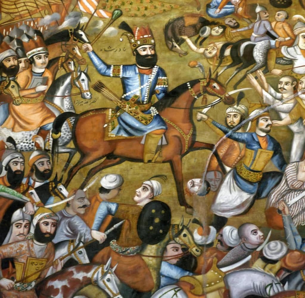 نادرشاه هرم&zwnj;هایی از جمجمه ساخت و گوش رعایا را برید