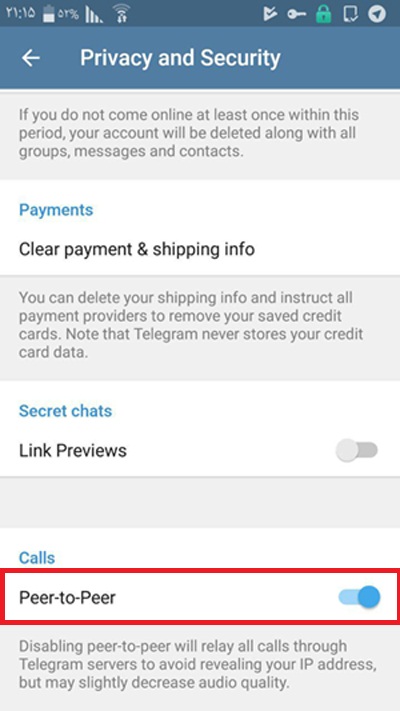 یزد فردا : پیام&zwnj;رسان تلگرام  نسخه 4.1