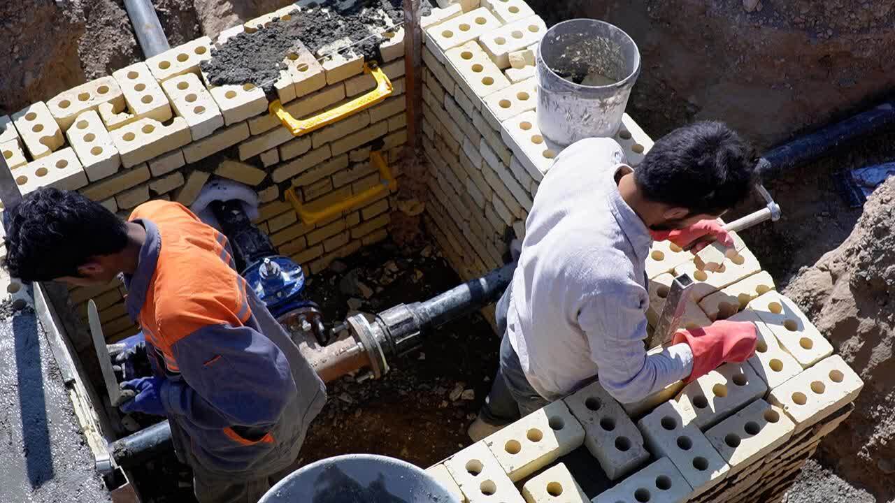 پیشرفت ۹۵ درصدی پروژه زیرساخت‌های آبی سایت نهضت ملی مسکن بهاباد