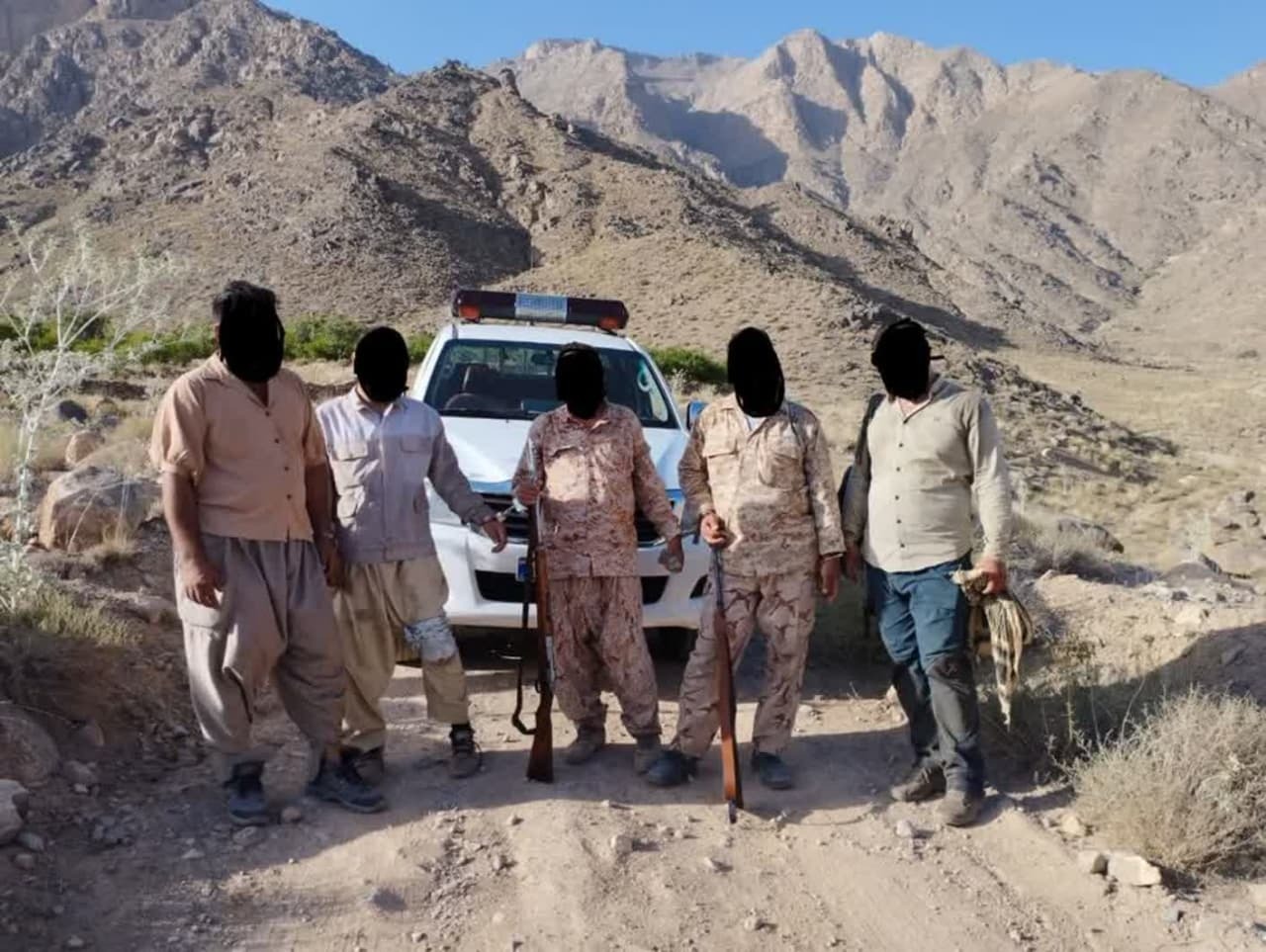 دستگیری ۵ شکارچی در پناهگاه حیات وحش شیرکوه