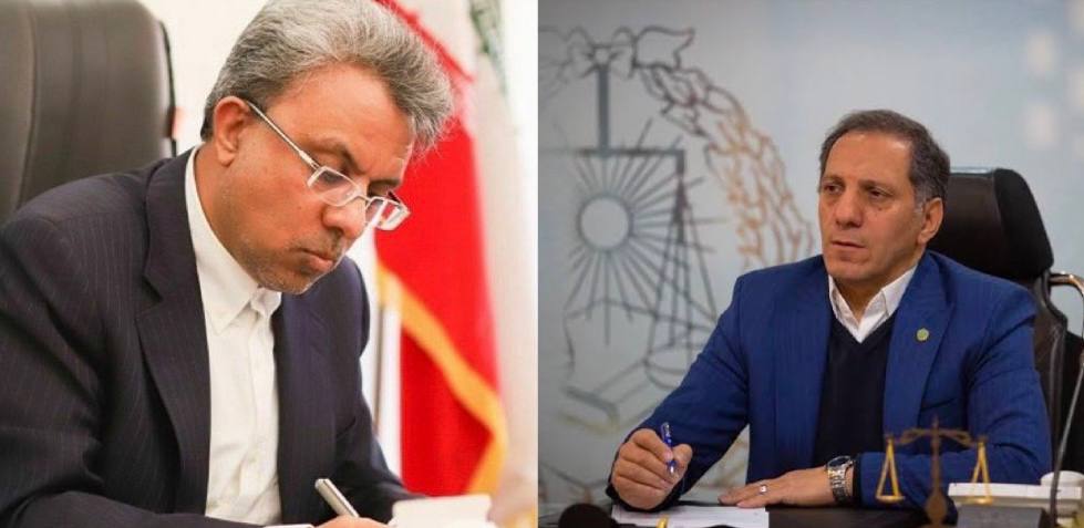 مکاتبه مجازی رئیس کانون وکلای دادگستری یزد با رئیس کانون وکلای اصفهان درباره تخریب زیرساخت‌های انتقال آب