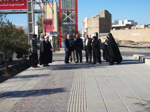 بازدید اعضای کمیسيون نظارت شوراي شهر يزد ازمسیرهای ویژه دوچرخه و پارک آموزش ترافیک+تصاویر