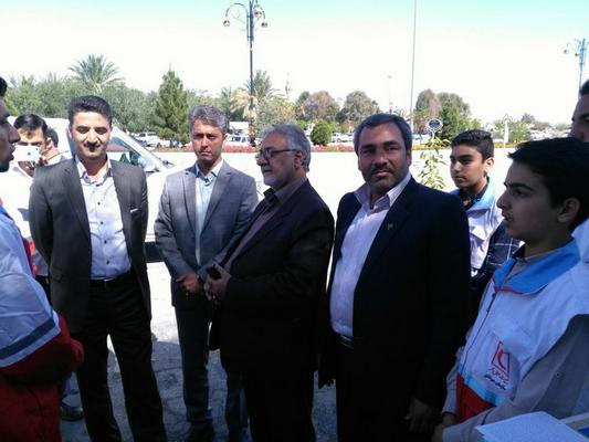 بازدید معاون سیاسی، امنیتی استانداری خراسان جنوبی به همراه معاون استاندار و فرماندار ویژه شهرستان طبس از مراکز و کمپ های خدمات سفر شهرستان طبس