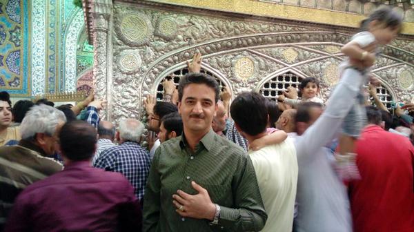 ‍  طلائی در مشهد الرضا