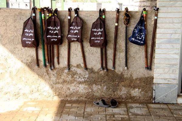 گزارش تصویری ازکاروان پیاده بافق یزد به مشهد الرضا 