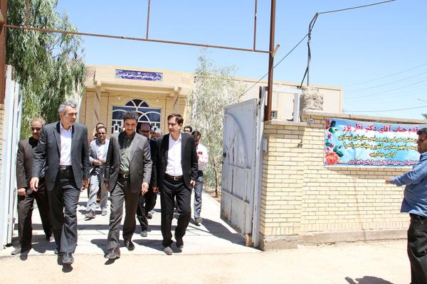 بازدید معاون وزیر اموزش وپرورش  ازسه طرح و پروژه آموزش وپرورش طبس