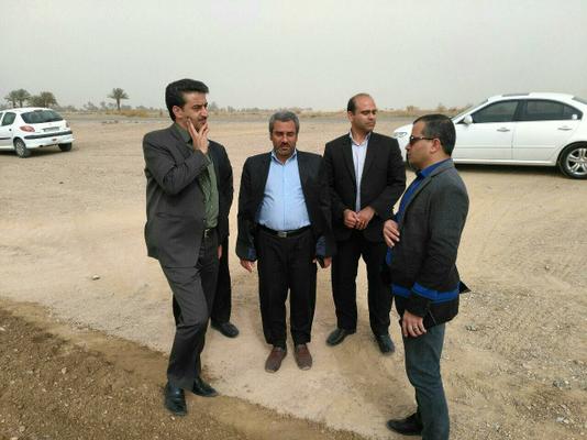 بازدید طلائی مقدم معاون استاندار و فرماندار ویژه شهرستان طبس ازعملیات دوبانده شدن محور طبس _دیهوک  ورودی دیهشک 