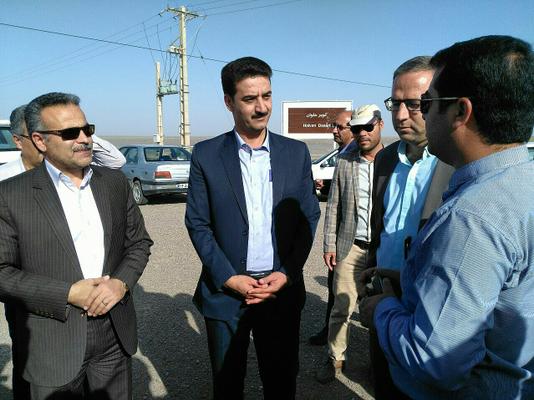 گزارش تصویری از بازدید معاون استاندار و فرماندار ویژه شهرستان طبس و هيئت همراه از روستاهای حلوان، پیستان و پیرحاجات 