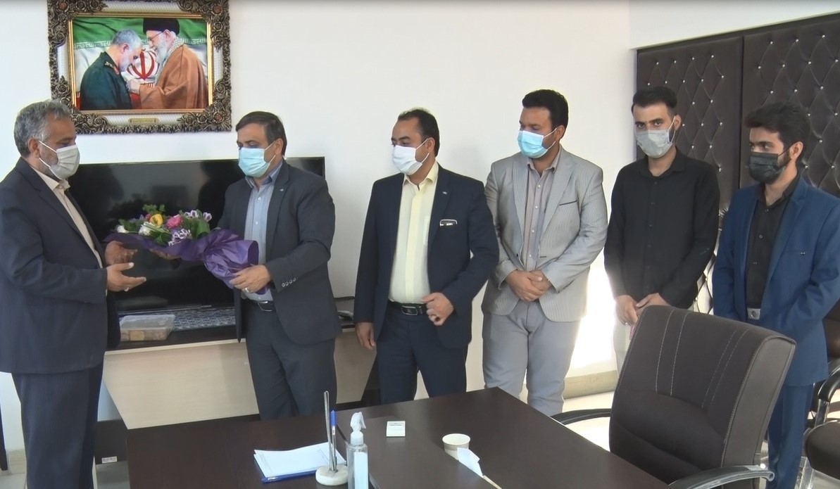 دیدار اعضای شورای جدید بفروئیه با فرماندارمیبد