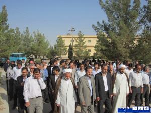 گراميداشت هفته دفاع مقدس و عطر افشاني گلزار شهداي گمنام در دانشگاه آزادميبد+گزارش تصویری