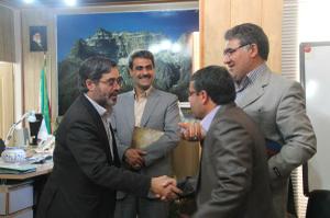 تودیع و معارفه رئیس اداره بیمه تامین اجتماعی شهرستان تفت برگزارشد