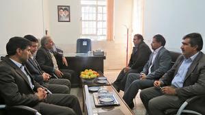 بازديد زاده رحمانی، فرماندار خاتم از اداره منابع طبيعي و آبخيزداري 